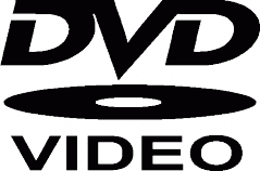 DVD 　ロゴ　ブラック